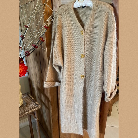 Mohair SWEATER COAT 🧥 MEDIUM (fits LARGE/14)